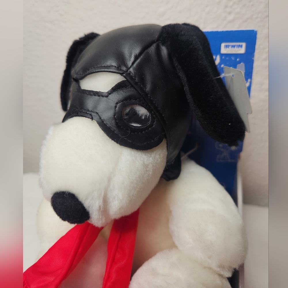 Snoopy Collector's Edition Plush Flying Ace with Red Scarf and Black Mask NIB! - Picture 7 of 12